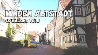 Minden Germany Walking Tour - Exploring The Most Beautiful Streets of Minden - 4K 60FPS