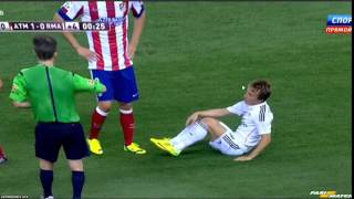 Luka Modrić Red Card Spanish Super Cup Final Vs Atletico 22 August 2014