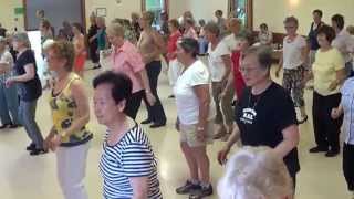 CHA CHA RITMO Line Dance @ 2013 Bond Head Ontario CANADA Workshop