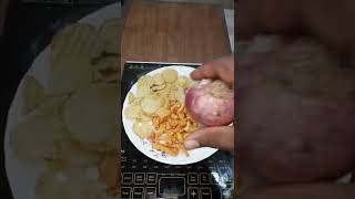 Chips Unique Recipe |#shorts #trending #Viral Kurkure chaat | 1 minute snacks