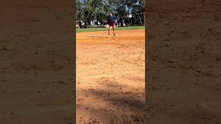 College Infielder on Terrible Surface and 9.5\