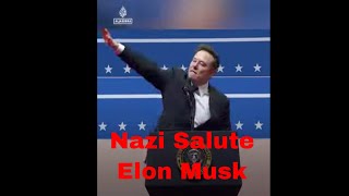 Elon Musk accused of Nazi salutes at Trump inauguration event | AJ #shorts