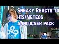 Sneaky Reacts to Sneaky/Meteos announcer pack (Download link inside)