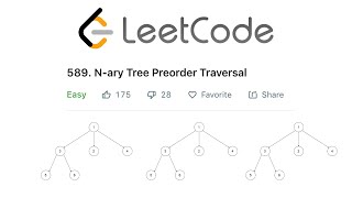LeetCode N-ary Tree Preorder Traversal Solution Explained - Java