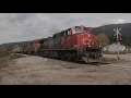 skeena pacific 1579 three locations same train 588 cn okanagan sub armstrong bc 2021 04 21