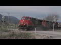 skeena pacific 1579 three locations same train 588 cn okanagan sub armstrong bc 2021 04 21