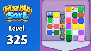 Marble sort Level 325 walkthrough solution