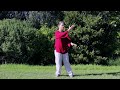 tai chi 5 minutes a day module 04 cloud hands single whip snake creeps down