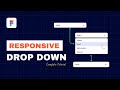 How to Create a Fully Interactive Drop Down Menu in Figma | UI Animation Tutorial #figma #dropdown