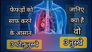 फेफड़े को साफ करने का तरीका || lungs ko saaf karne ke gharelu upay || फेफड़ों की सफाई