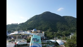 Timelapse film for the journey to Ocean Park Cable Car Rescue Trail→Brick Hill