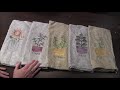 machine embroidery herb kitchen towels