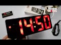 Jam Meja Digital Led Weker | Cara Setting Alarm Digital Clock