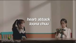 loona chuu - heart attack ( sped up )