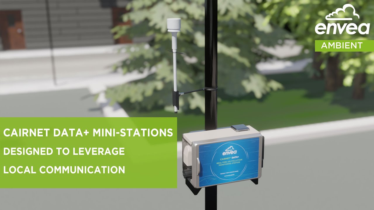 Envea Cairnet Data Mini Stations For Ambient Air Quality Monitoring