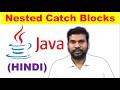 nested try catch in java | exception handling java | nested try statement in java | #javatutorial83