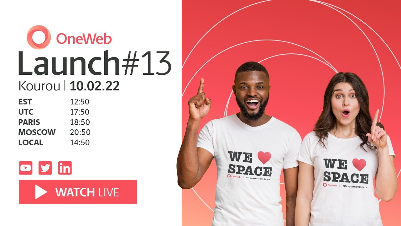 Oneweb Launch 13 Youtube