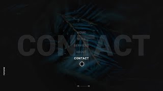 Modern menu hover effect using HTML5, CSS3 and JS - Speed Code