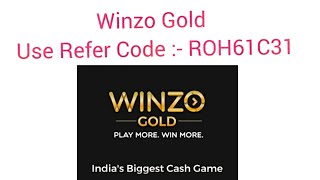 Winzo Gold Referral Code in tamil Cricket trick and Get Rs.50 Bonus Free
