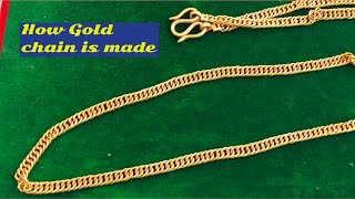 How gold chain is made | gold chain making