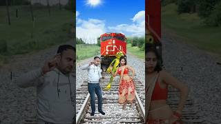 Funny vfx || Viral || Frog 🐸 Dance || vfx Ankit || Train Funny Short