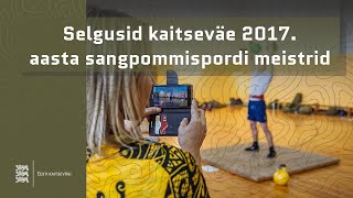 Selgusid kaitseväe 2017. aasta sangpommispordi meistrid