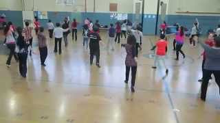 Class Video 遥远的回声 5/28/2015 San Francisco Chinese Line Dance 三藩市鳳凰飛健舞社