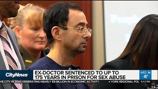 U.S. Olympic doctor sentenced to 175 years in prison for sex assault