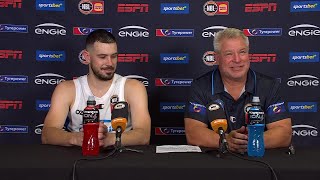 Dean Vickerman and Chris Goulding press conference vs New Zealand Breakers  - Round 16, NBL25