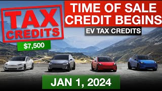 Decoding Tesla's Point-of-Sale EV Tax Credits: How They Work! (Not Financial Advice)