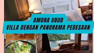 Amora Ubud boutique villa Bali cocok buat kamu yg mau honeymoon dengan panorama pedesaan