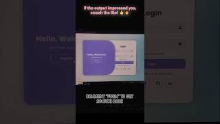 🔐 Animated Login & Register Form | HTML CSS JavaScript #webdevelopment #coding #htmlcssjavascript