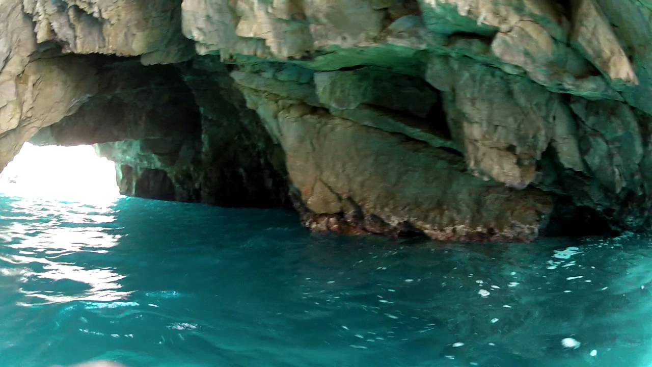 Green Grotto Of Capri, Italy - YouTube