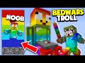 KHANG HACK BEDWARS NOOB T GAMING VÀ VŨ KHÍ GIÁP CẦU VỒNG TROLL NOOB TEAM *BEDWARS NOOB T GAMING