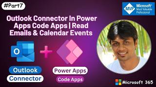 How to Use Outlook Connector in Power Apps Code Apps | Read Emails & Calendar Events
