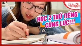 Khánh Vy học tiếng Anh và tiếng Hàn như thế nào? | Vlog nói 3 thứ tiếng VyVocab Ep.65