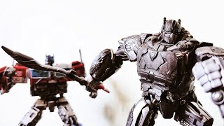 【略有猩意】Hunter黃的TF玩具介紹 #244  ROTB Voyager class OPTIMUS PRIMAL 變形金剛：萬獸崛起 巡弋戰將 金剛王 電影主線版