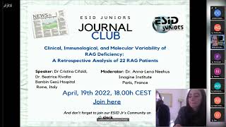 ESID JUNIORS JOURNAL CLUB  APRIL 2022