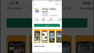 How to canvert  Android gallery for iphone iphoto gallery #shorts #viralvideo