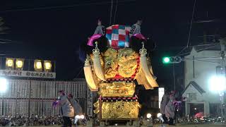 松神子太鼓台　新居浜太鼓祭り2019　多喜浜駅前かきくらべ