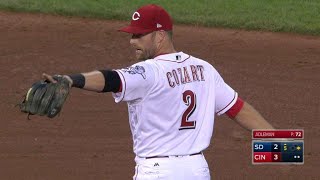 SD@CIN: Cozart nabs Coleman at the plate in the 5th