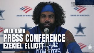 Ezekiel Elliott Postgame Wild Card | #SFvsDAL | Dallas Cowboys 2021