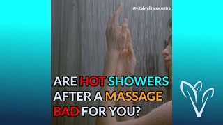 Is a hot shower after a massage bad for you? | Massage Therapy Myths