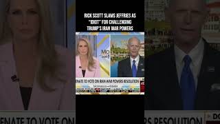 Rick Scott Slams Jeffries as “Idiot” for Challenging Trump’s Iran War Powers