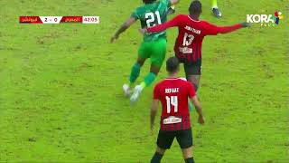 تمريرة خاطئة يستغلها أشرف مجدي ويسجل الهدف الثاني لفيوتشر أمام المصري | كأس الأمم الأفريقية 2021