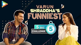 CRAZY: Varun & Shraddha’s 5 Second Challenge | Top 3 Actors | Love in 3 Words | Street Dancer 3
