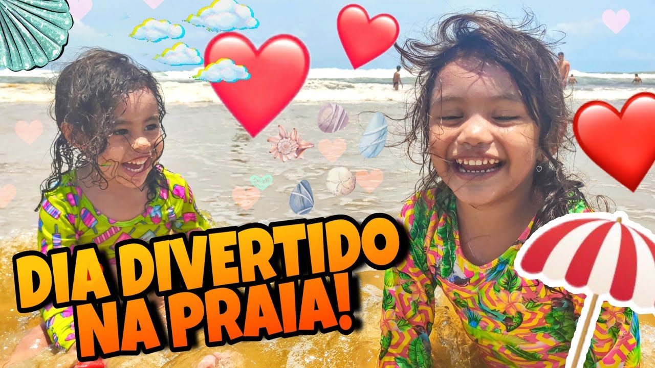 Um Dia Divertido Na Praia Youtube