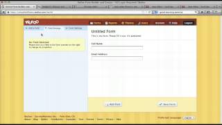 Using WuFoo to Create Forms
