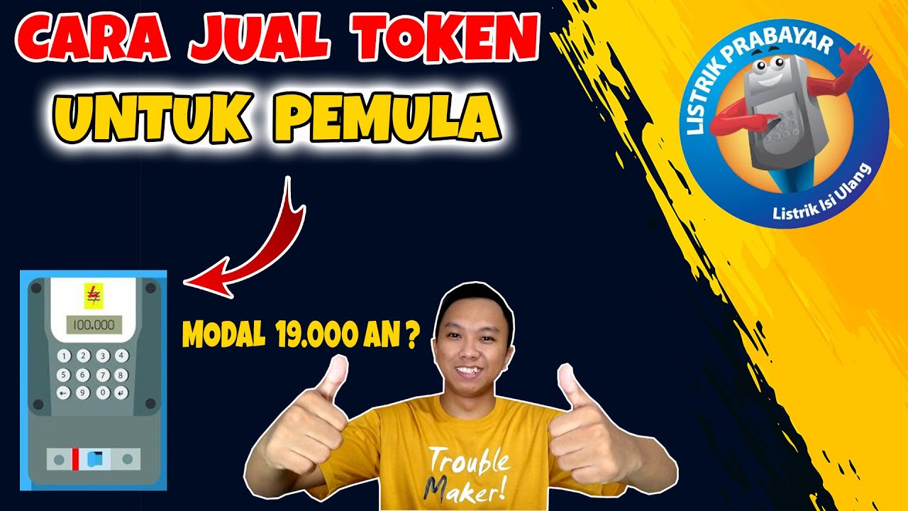 CARA JUAL TOKEN LISTRIK UNTUK PEMULA - YouTube