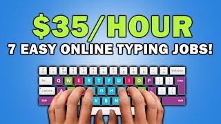 Make $35/Hour With Easy Typing Jobs Online ( how to make money online )